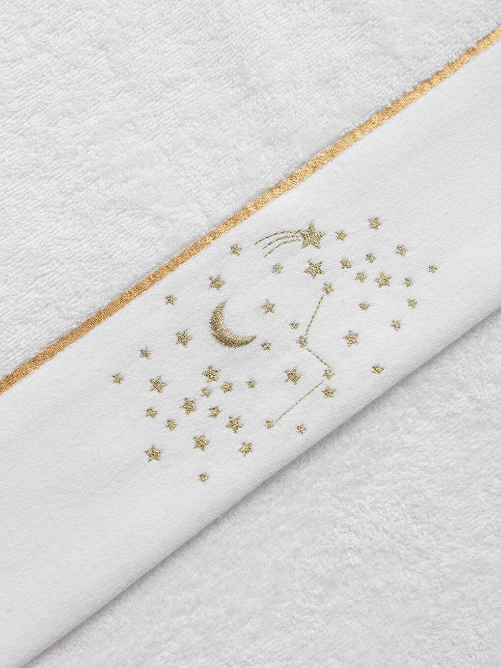 Beyaz Simli Yüz Havlusu 50x80 cm-3