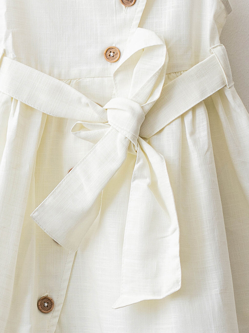 LCW baby Strappy Square Collar Button Detailed Baby Girl Dress -S1DK65Z1-FDJ