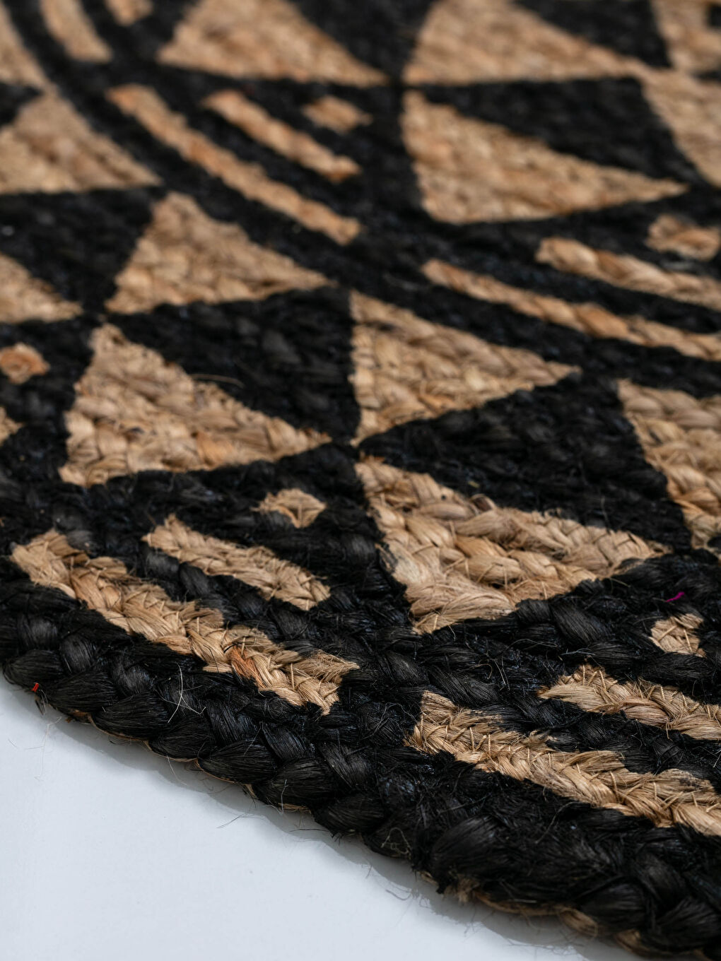 LCW HOME Figured Round Jute Carpet 90x90 Cm -S1DQ21Z8-LQJ