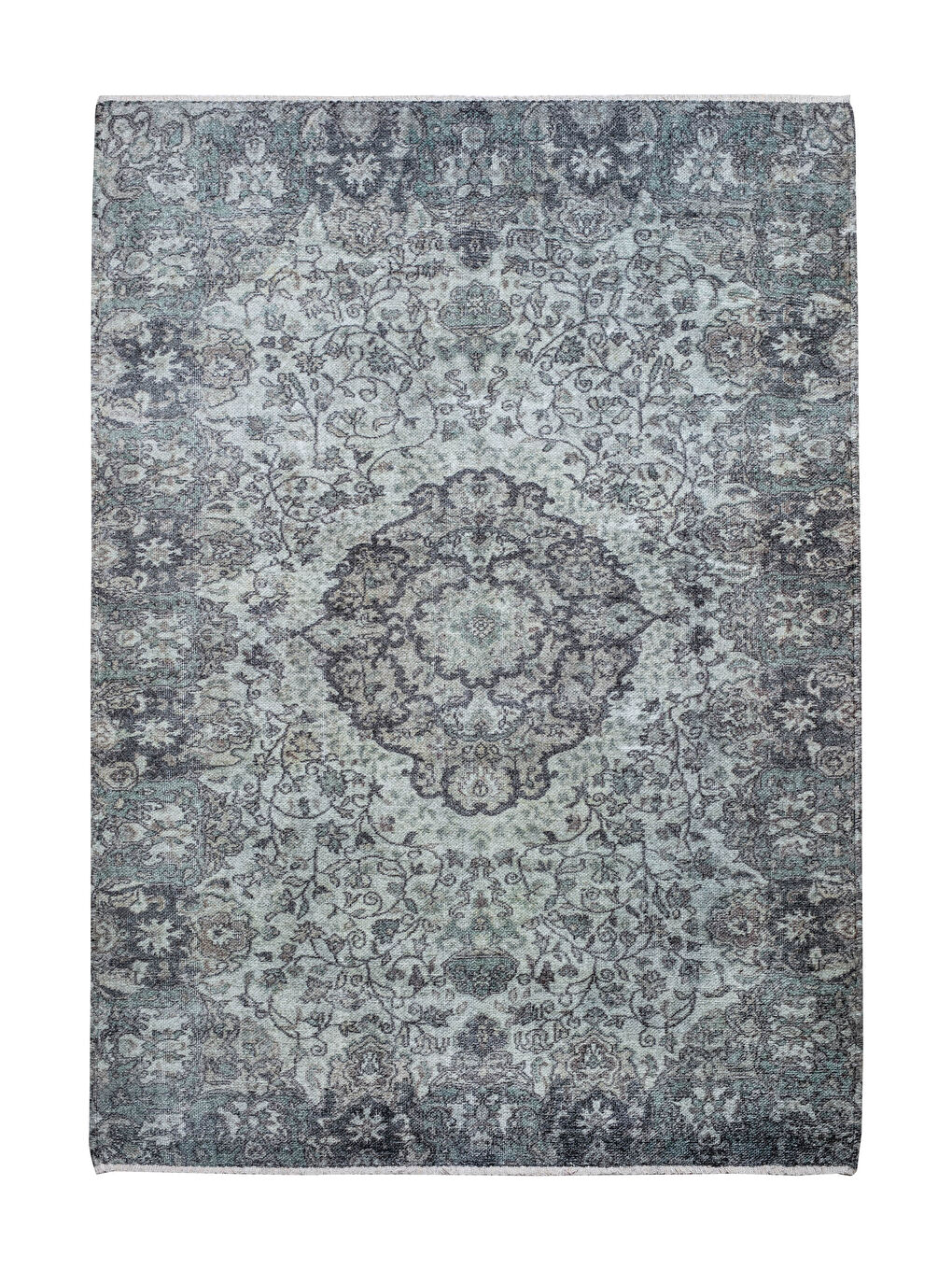 Karışık Baskılı Motto Halı  120x180 cm-1