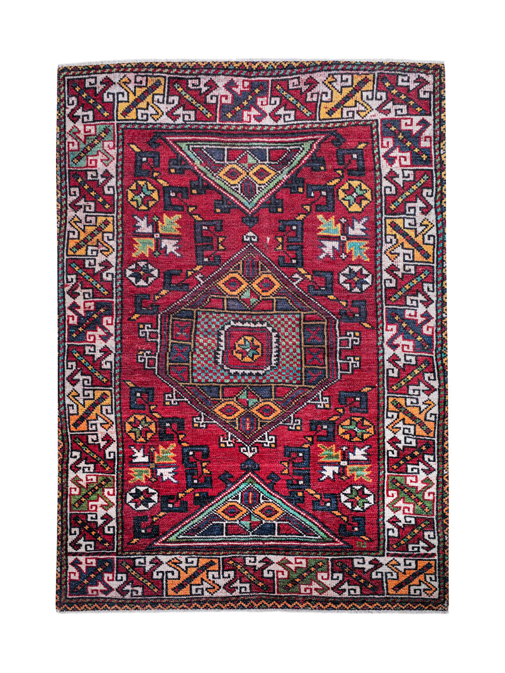Karışık Baskılı Motto Halı  120x180 cm-1