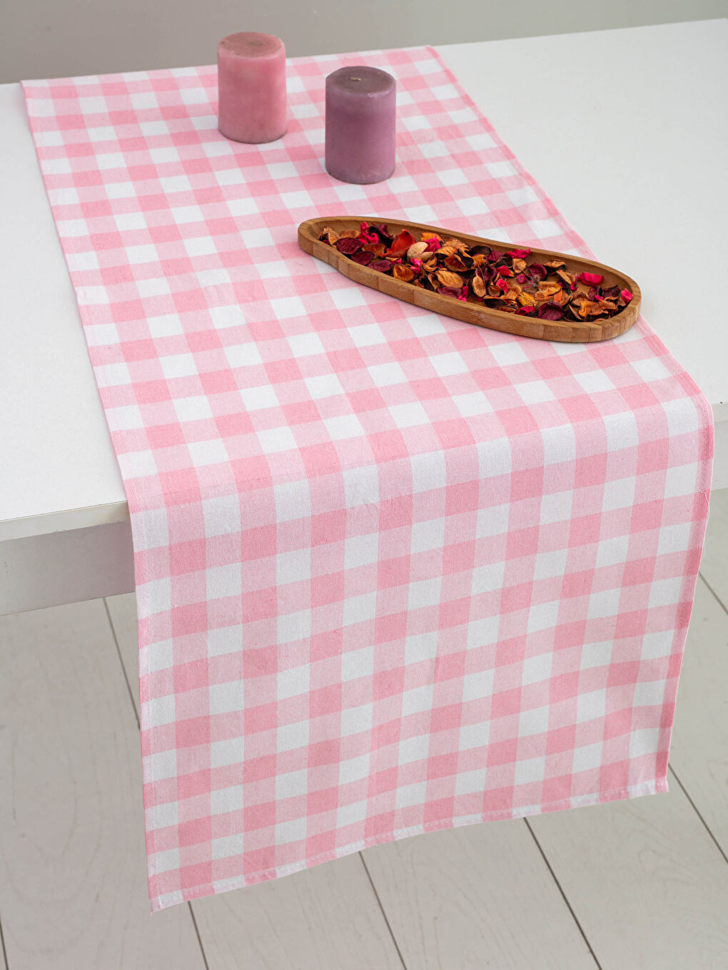 Plaid Patterned Runner 45x150 cm