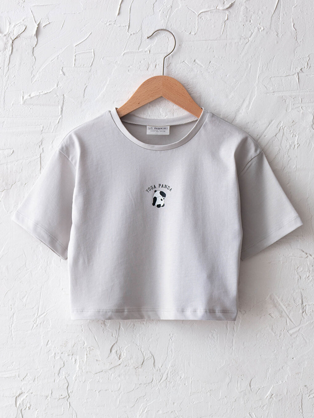 Crew Neck Printed Short Sleeve Girls' T-Shirt