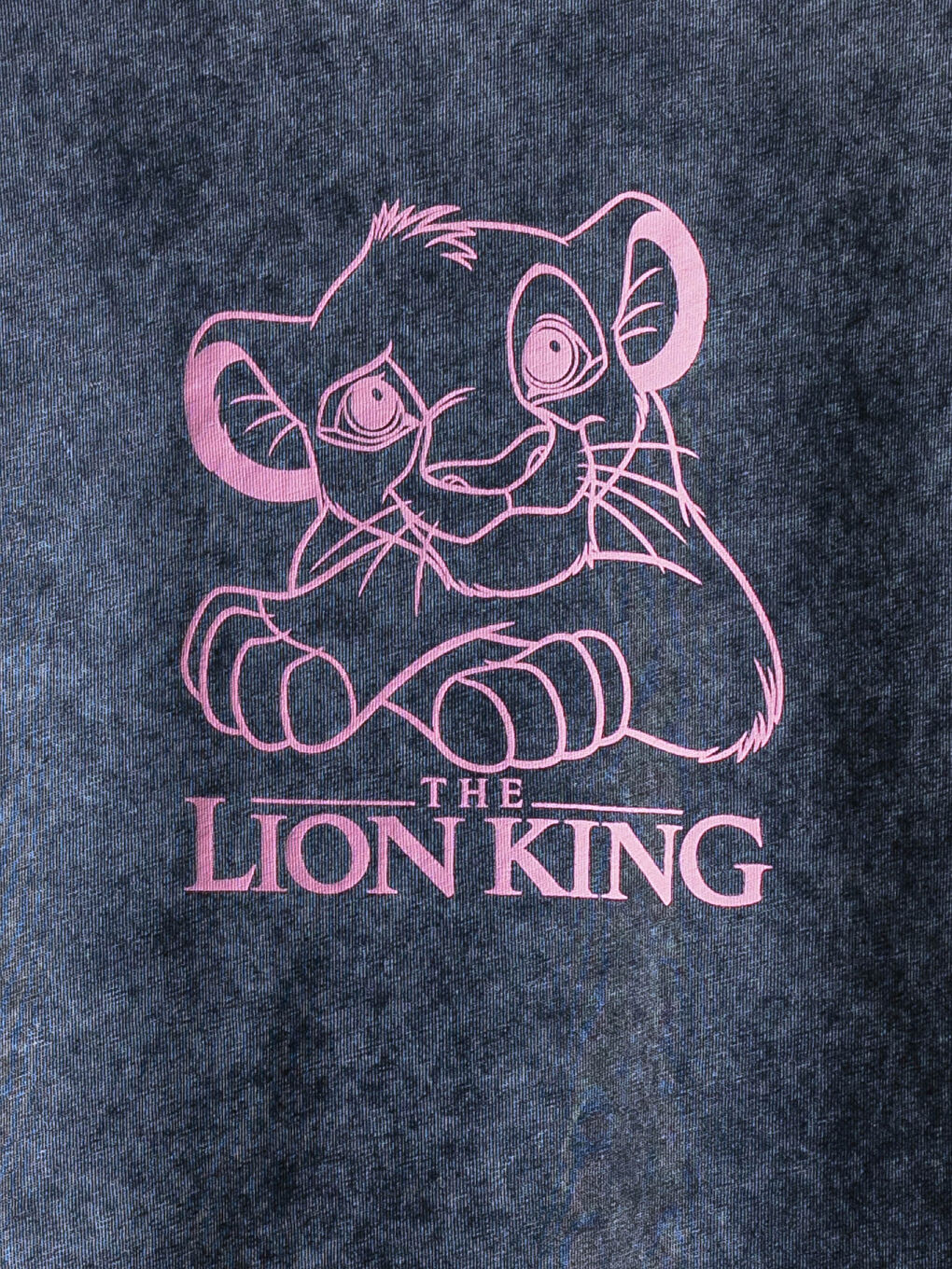 Mavi Bisiklet Yaka Aslan Kral Baskılı Pamuklu Kız Çocuk Atlet-2