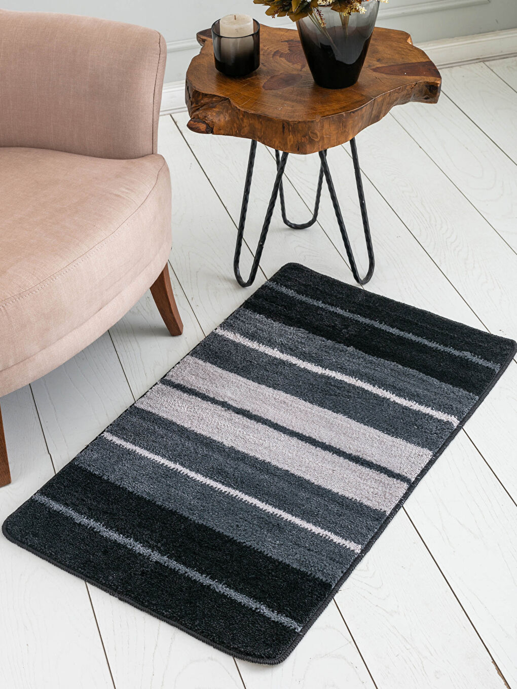 Patterned Bath Mat 60x100 Cm -S1ED22Z8-LRW