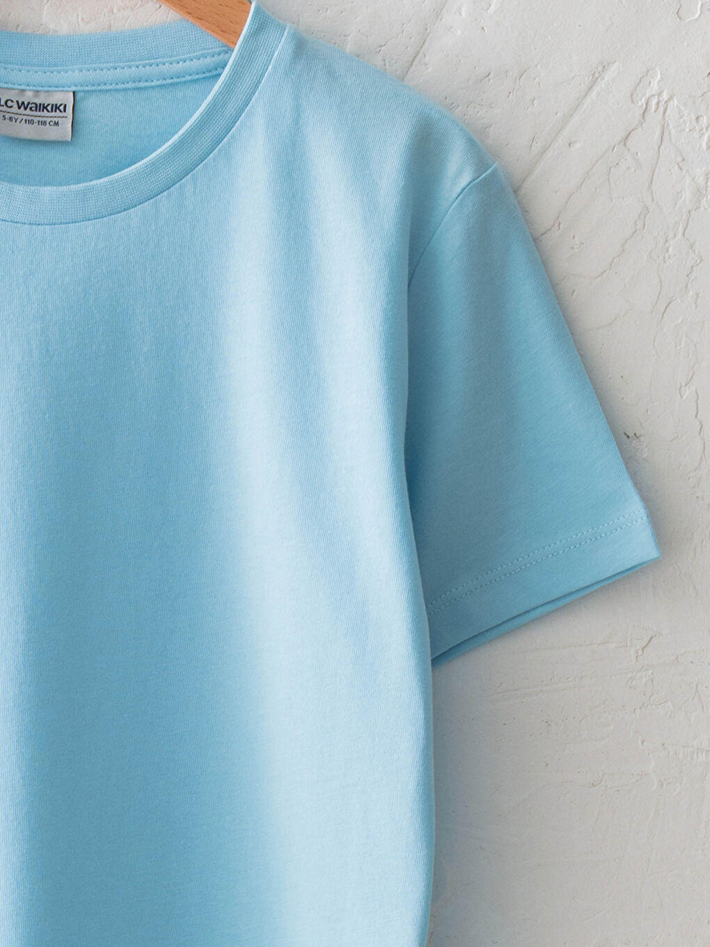 Mavi Bisiklet Yaka Basic Kısa Kollu Erkek Çocuk Tişört-2