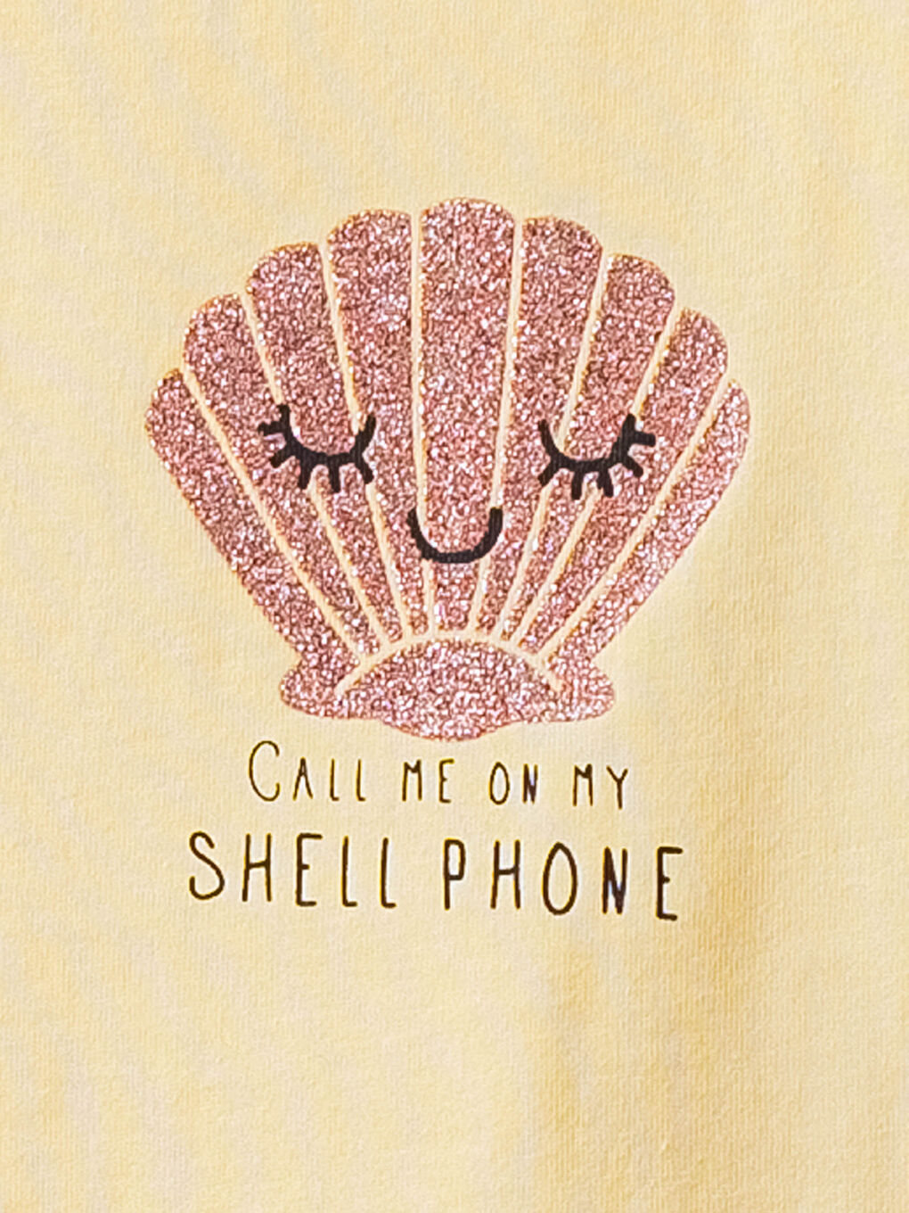 T-shirt Fille en Coton à Manches Courtes Imprimé Col Rond-2