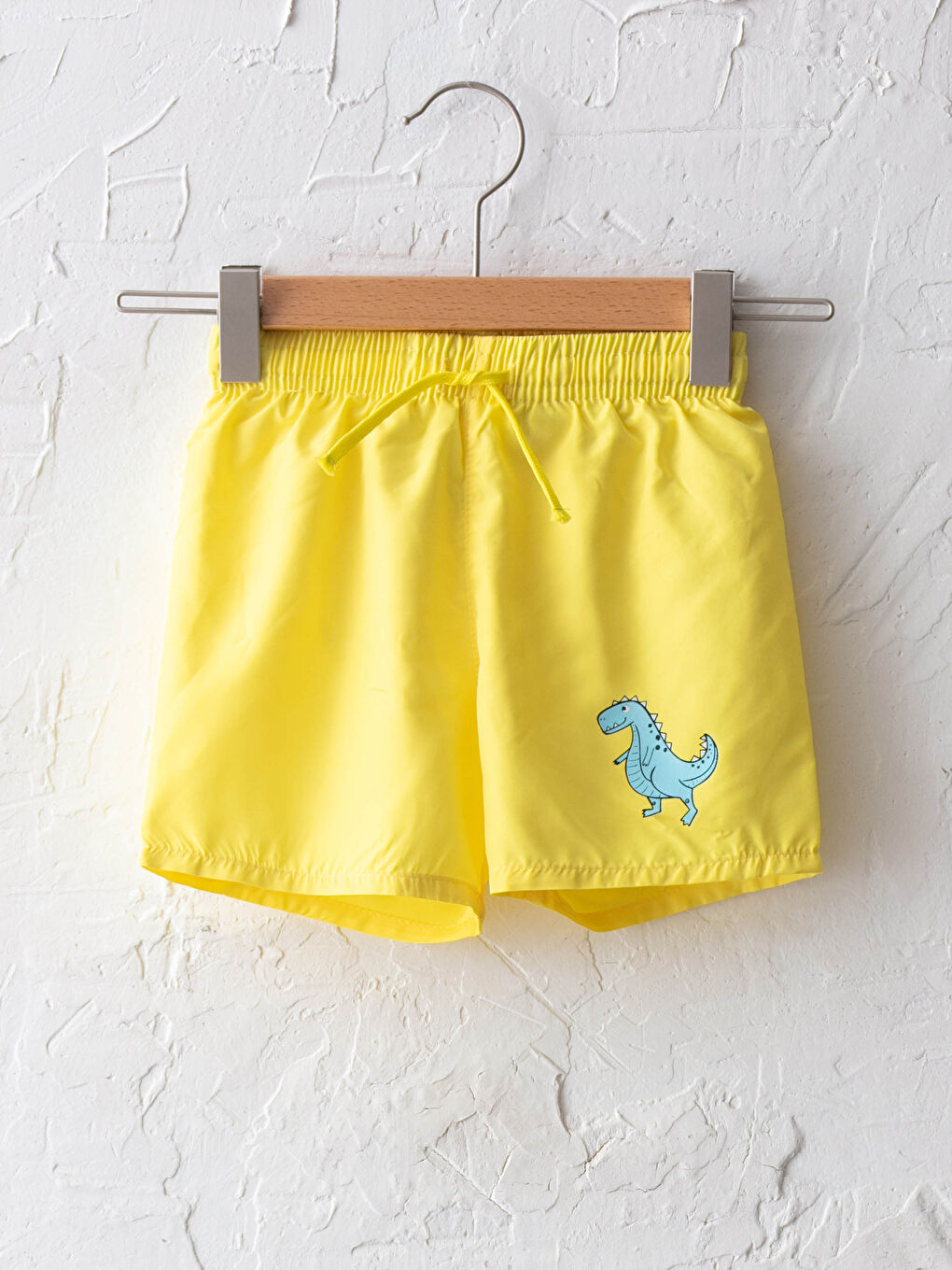 Short De Bain Imprimé Bébé Garçon Détails Résille Marine À Taille Élastique