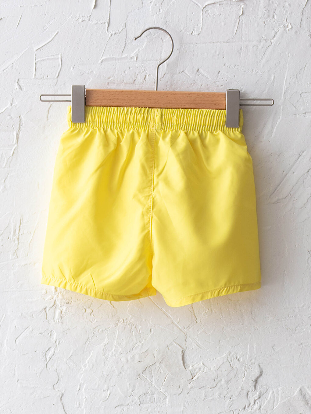 Short De Bain Imprimé Bébé Garçon Détails Résille Marine À Taille Élastique-1