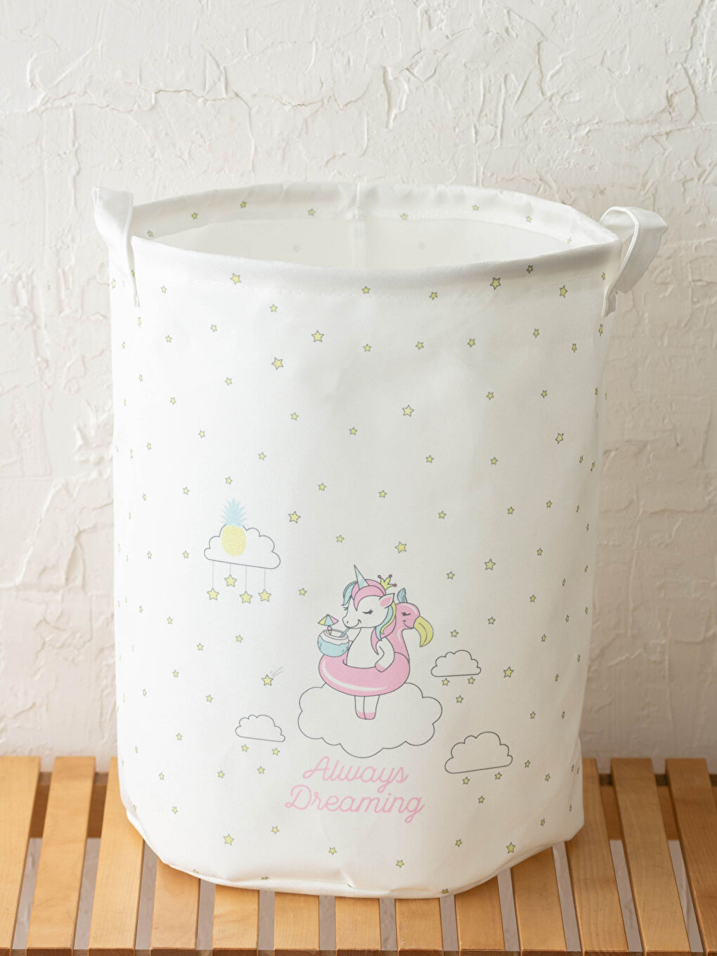 Karışık Baskılı Organizer Sepet 33x40 cm