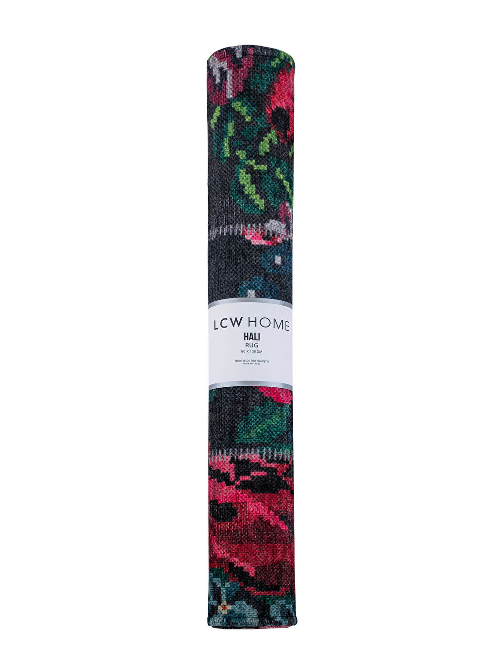 LCW HOME Floral Printed Motto Carpet 80x150 Cm -S1FA27Z8-F9C