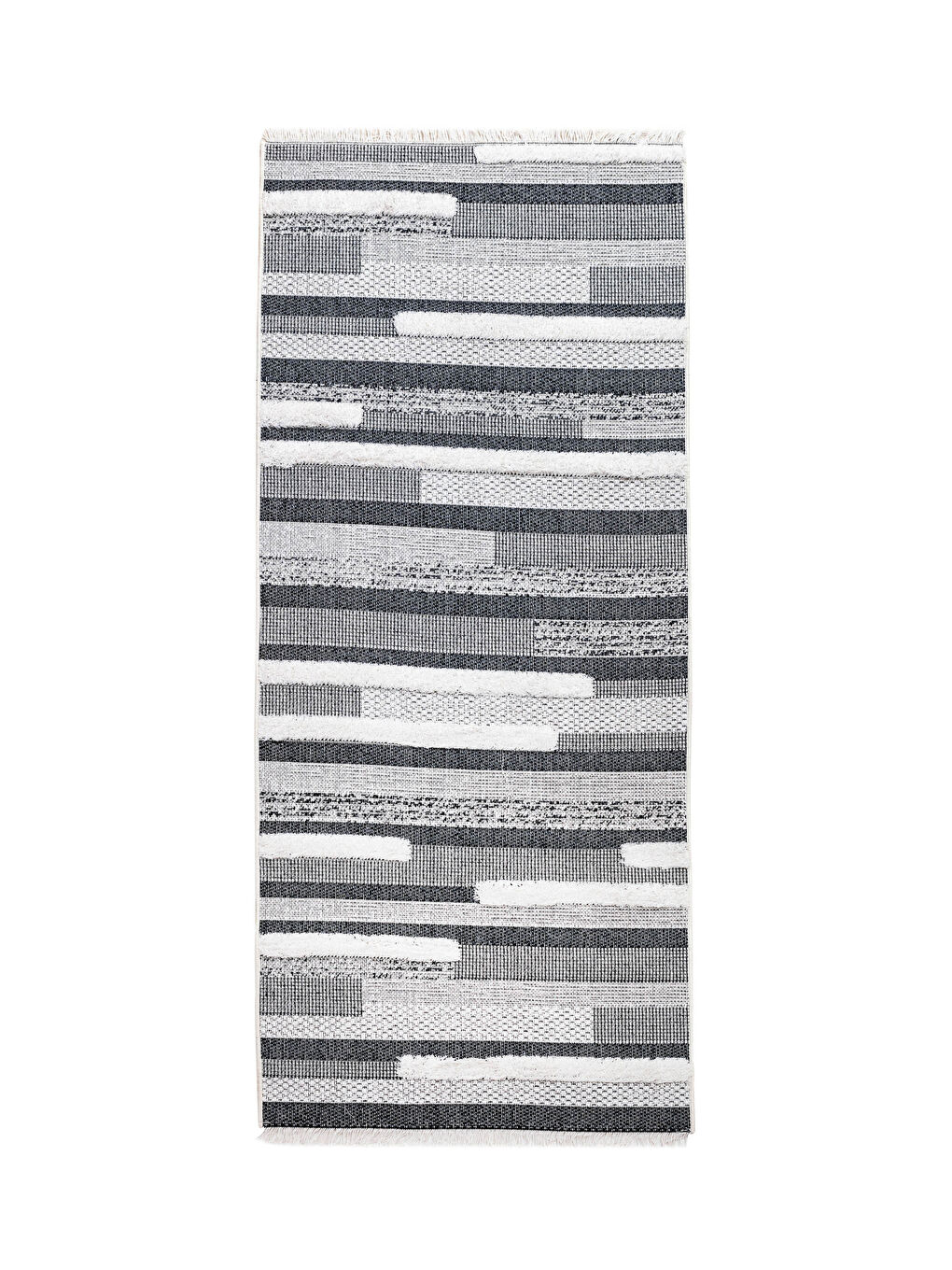 Fringed Jacquard Carpet 80x200 Cm-1