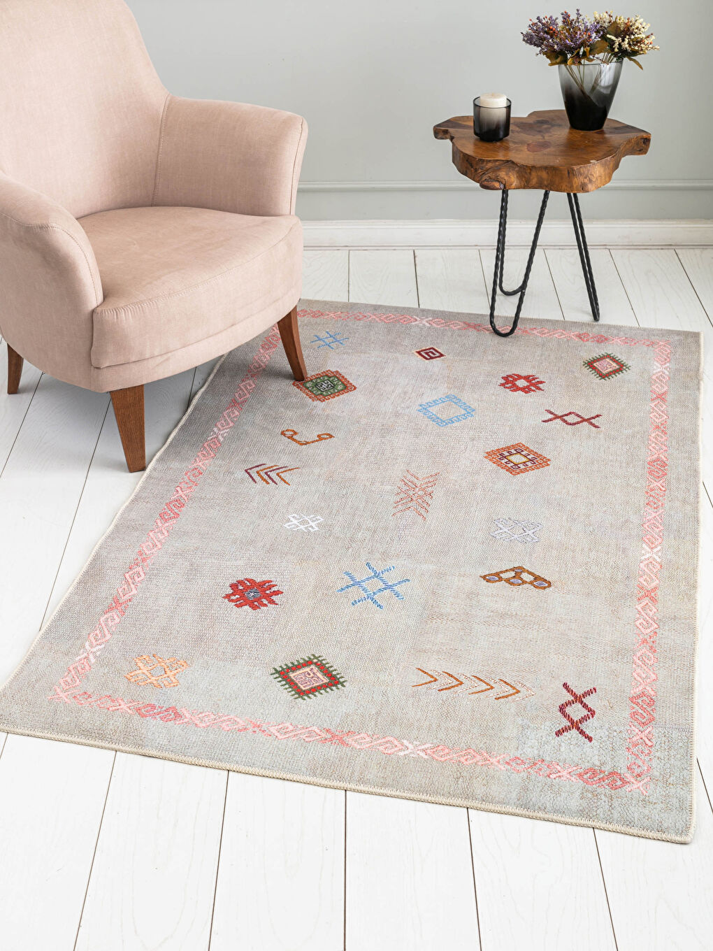 LCW HOME Patterned Carpet 120x180 cm -S1FA56Z8-F9C