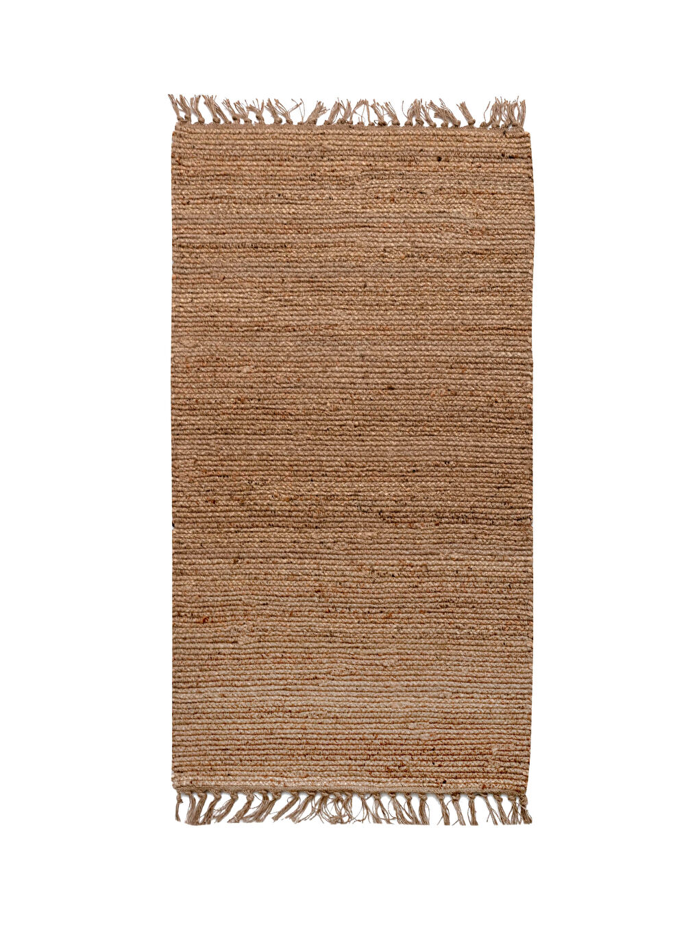 Ethnic Patterned Fringed Jute Carpet 80x150 Cm -S1FE25Z8-F9C