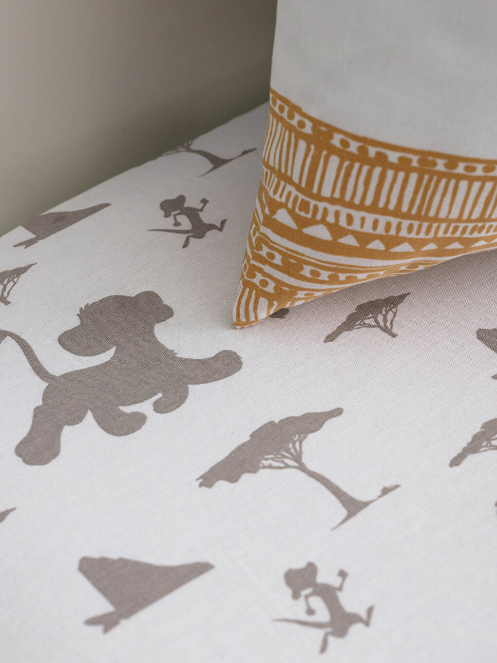 Parure de Housse de Couette Tissée Garçon Le Roi Lion Sous Licence-3