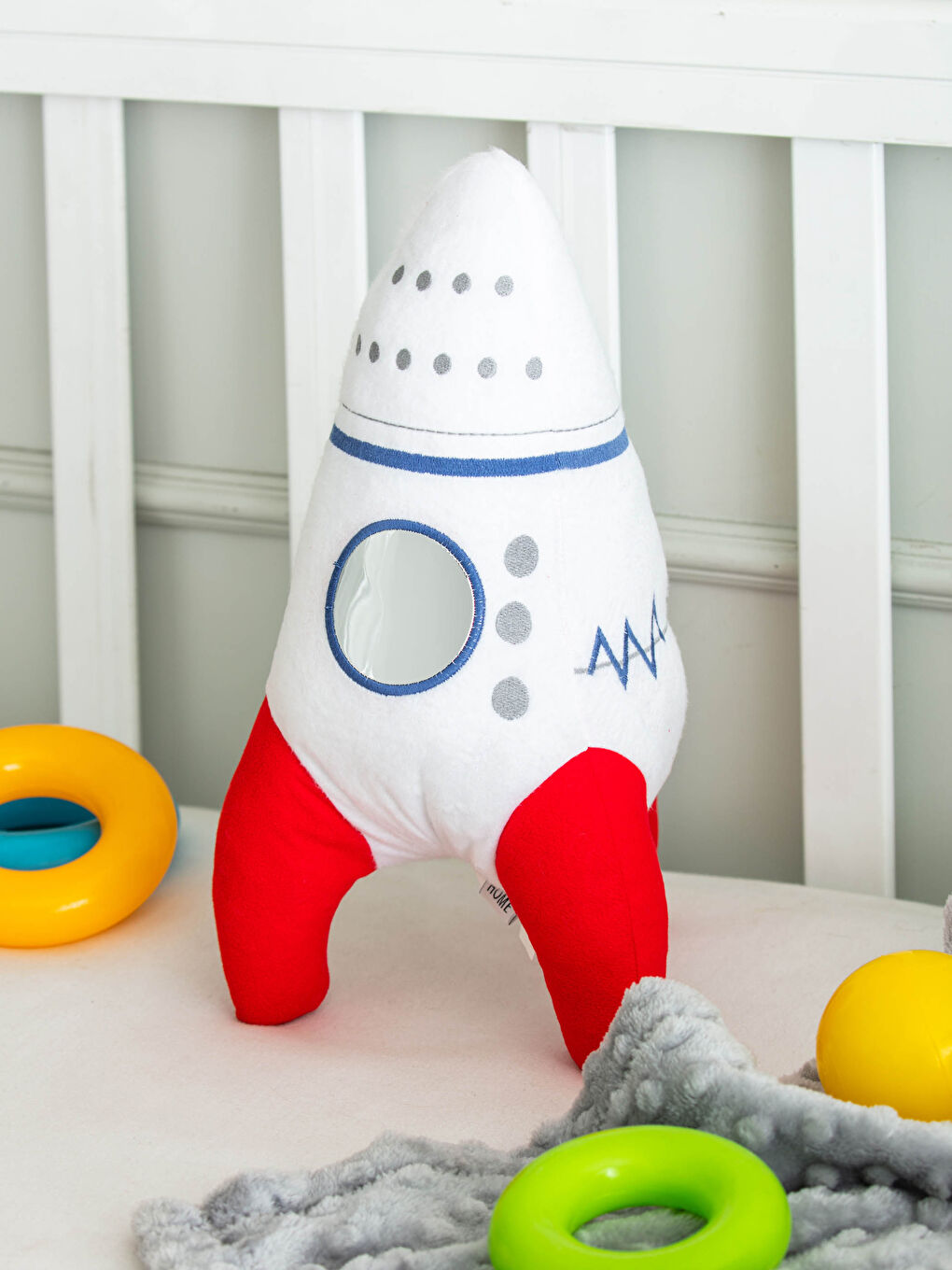 وسادة نوم الطفل القطيفة المحشوة-1