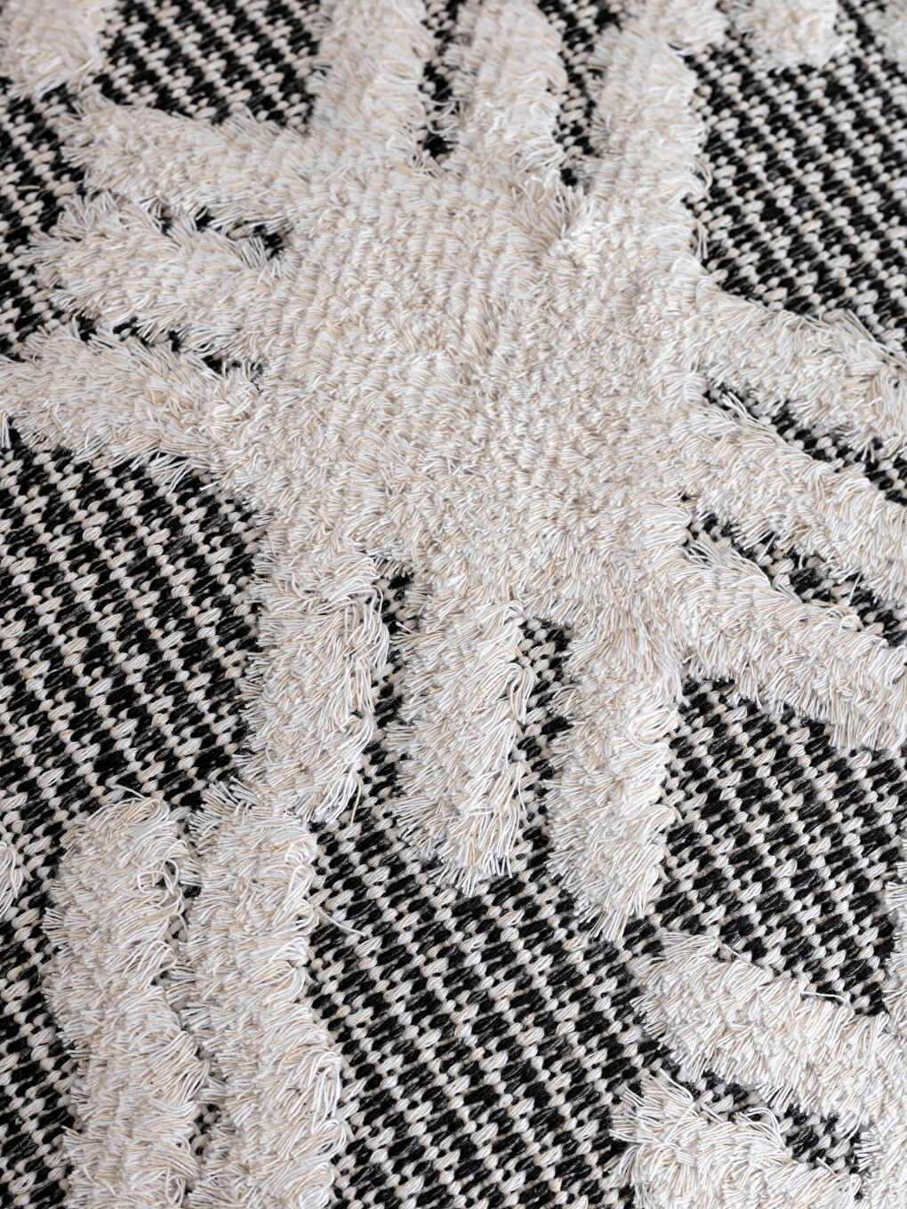 LCW HOME Embroidery Patterned Pouf 50x50 Cm -S1FM95Z8-F9C