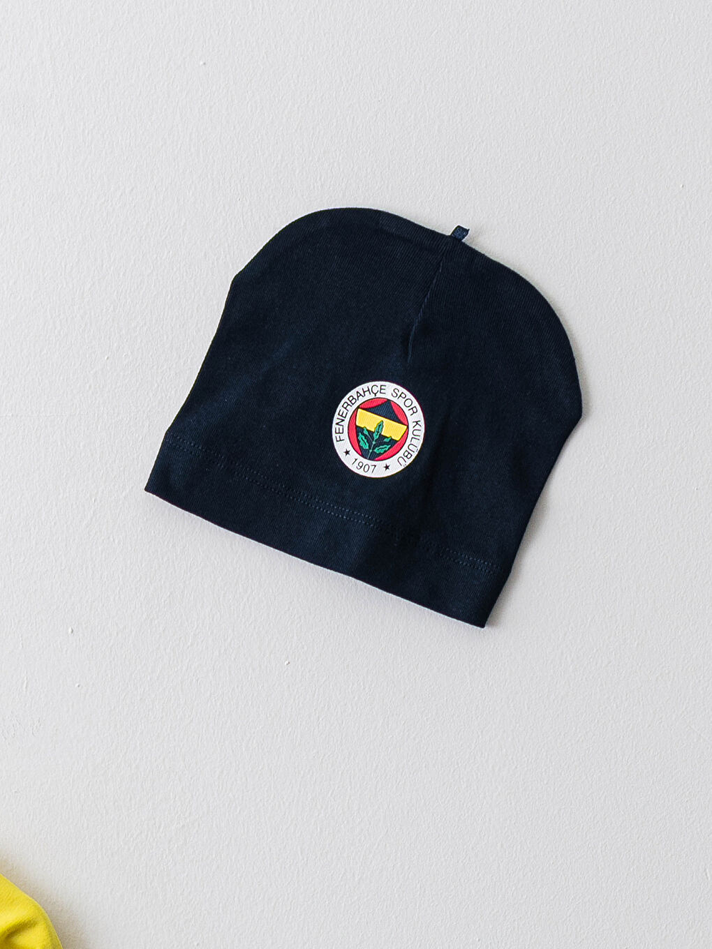 Sarı Bisiklet Yaka Uzun Kollu  Fenerbahçe Baskılı Unisex Bebek Taraftar 3'lü Takım-2