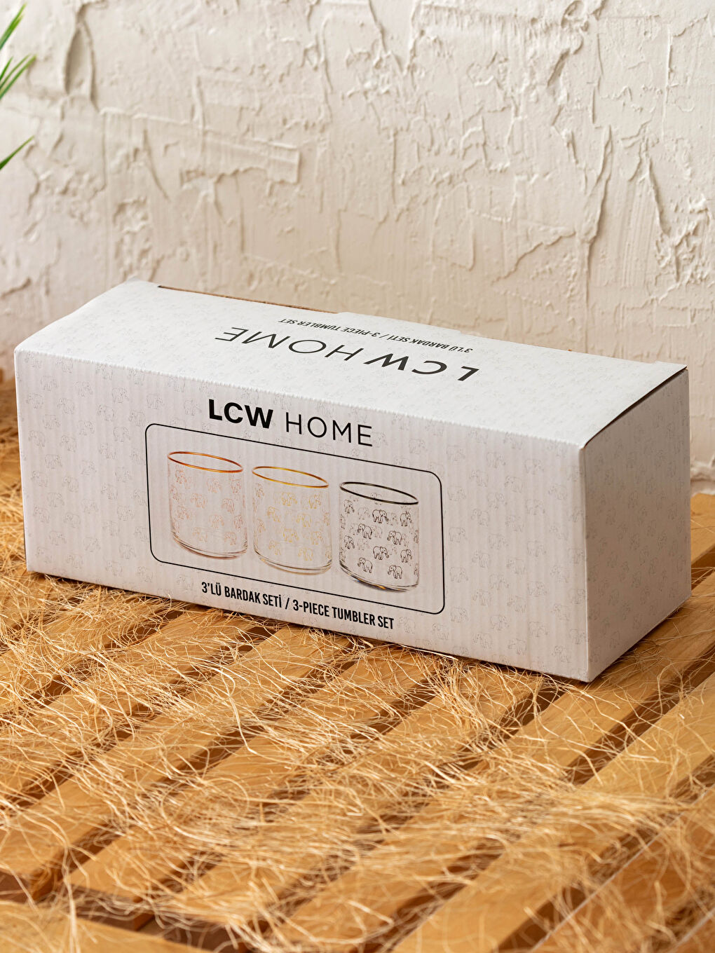 Karışık Baskılı Su Bardağı 3'Lü 260 ml-2