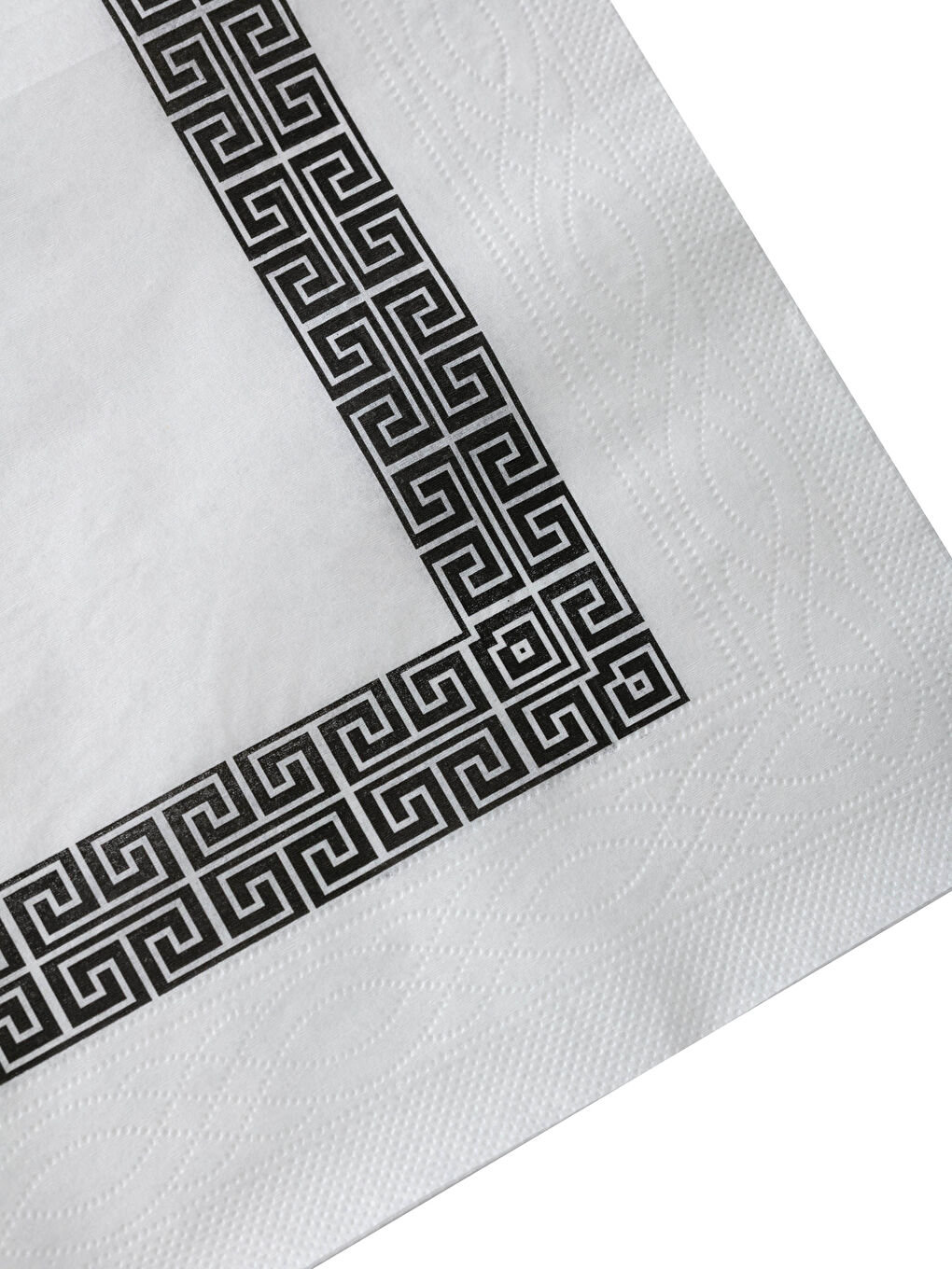 Siyah Baskılı Kağıt Peçete 100'lü 16x16 cm-2