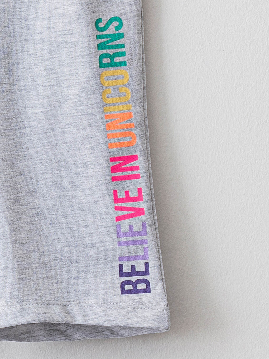 Elasticated Waist Printed Girls' Shorts-2