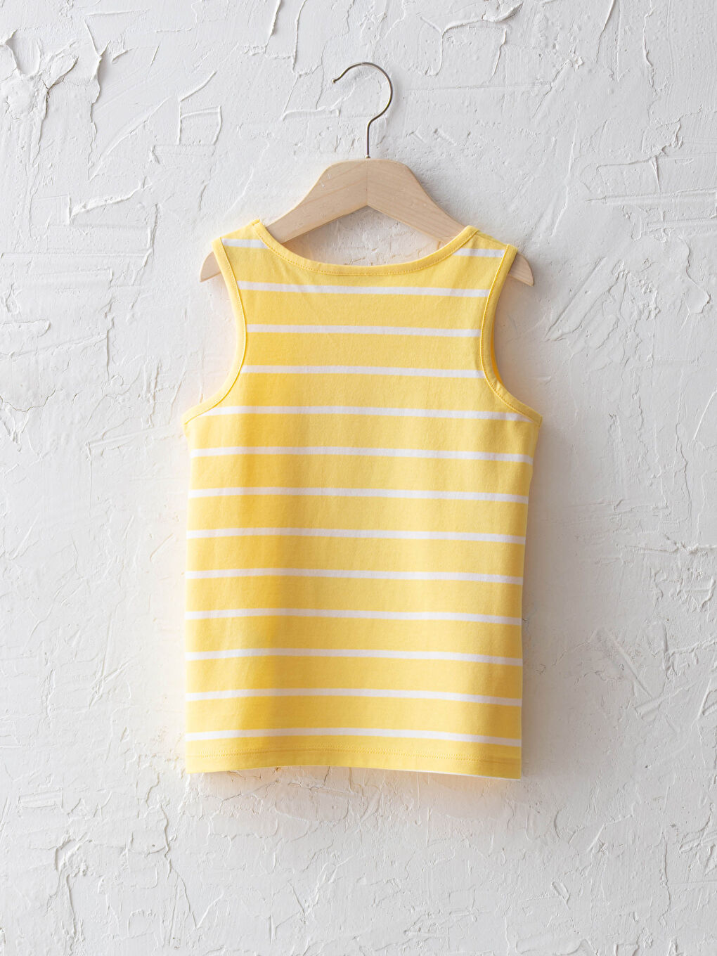 Дөңгелек жағалы жолақты жылтыр кестеленген қыздарға арналған майка-1