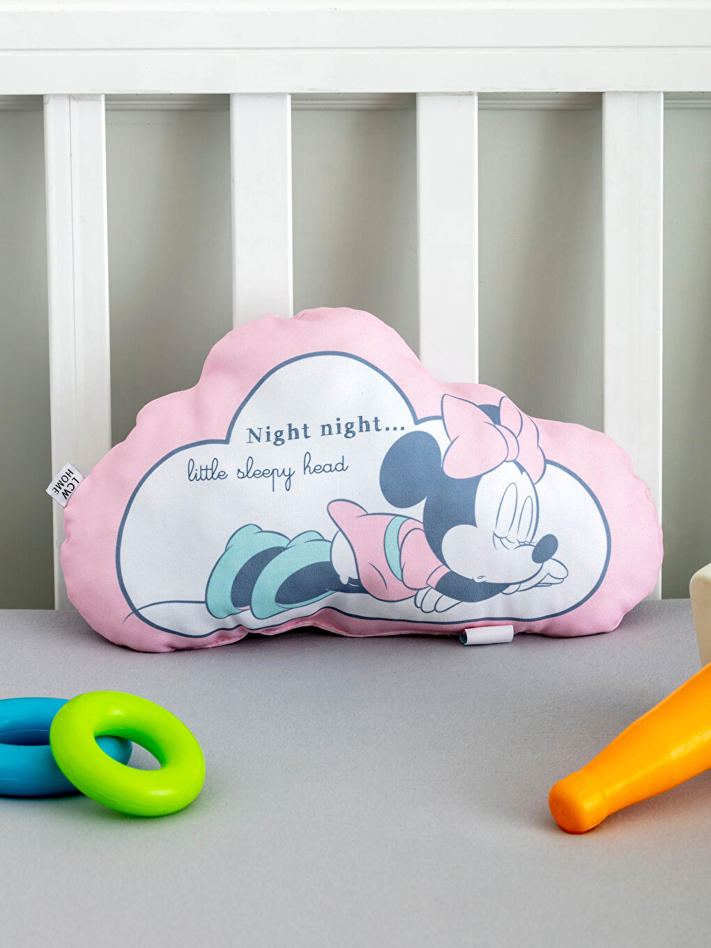 Karışık Minnie Mouse Lisanslı Dolgulu Bebek Kırlent 40x60 cm