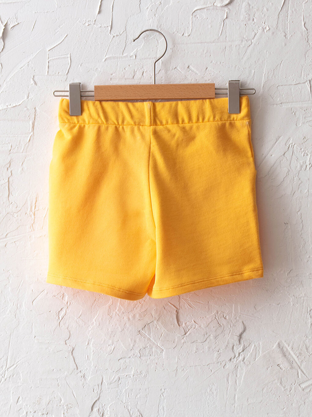Basic Girls' Shorts with Elasticated Waist-1