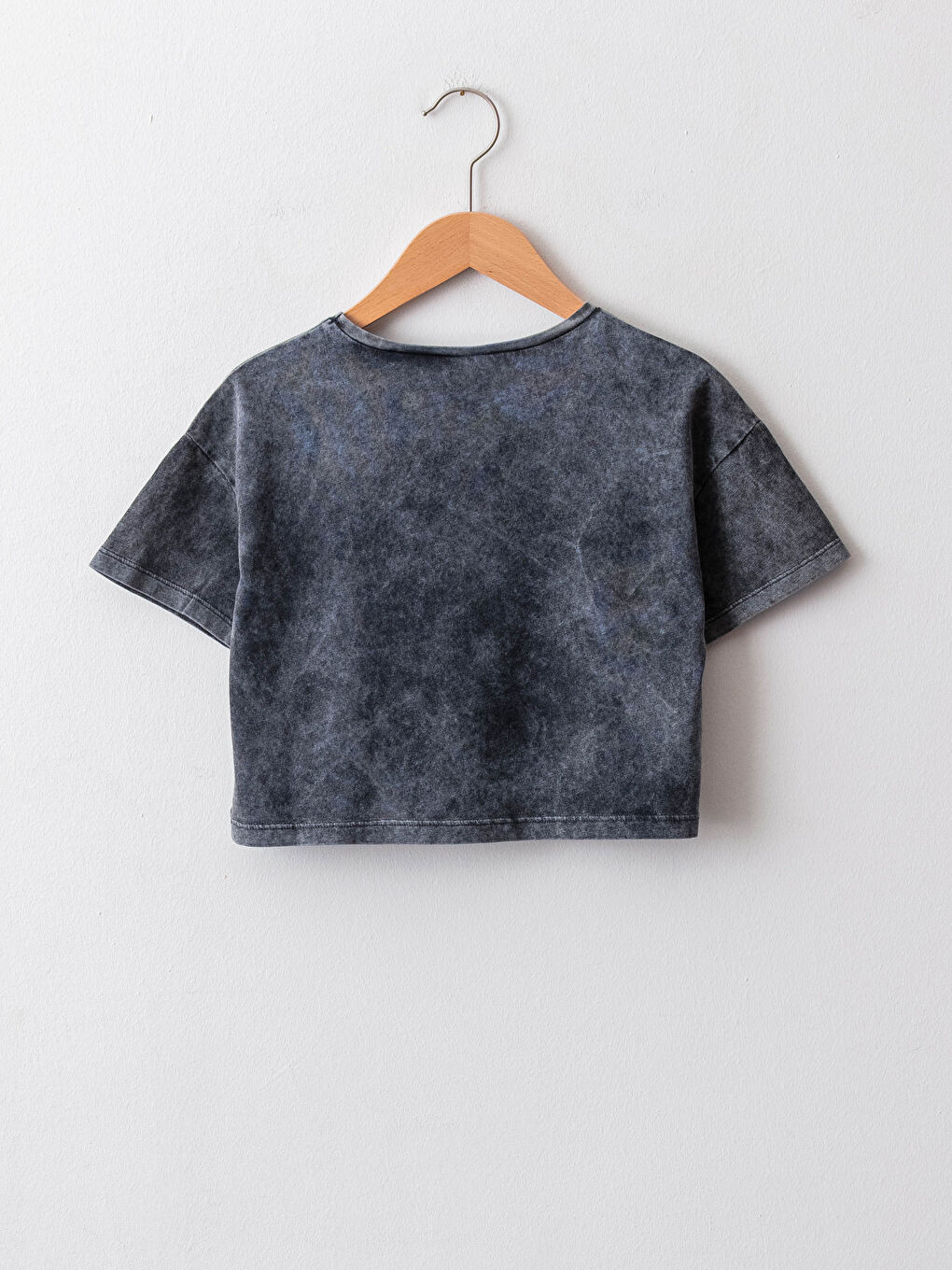 LCW Kids Crew Neck Minnie and Mickey Mouse Printed Short Sleeve Cotton Girls T-Shirt -S1GO58Z4-502
