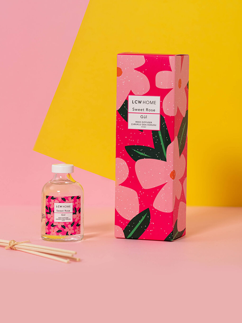Karışık Çubuklu Gül Oda Kokusu 55 ml