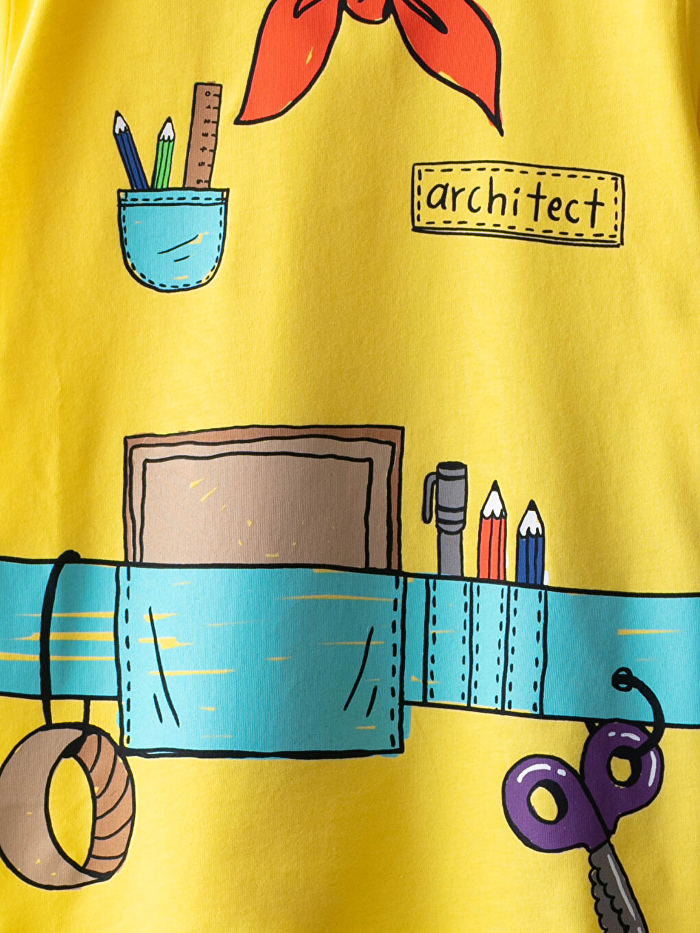 Crew Neck Printed Short Sleeve Boys' Pyjama Set-2