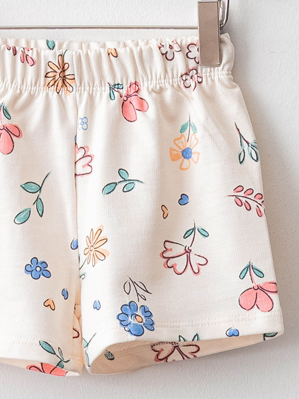 شورتات للبنات الرضع بخصر مرن - مجموعة من 2-2