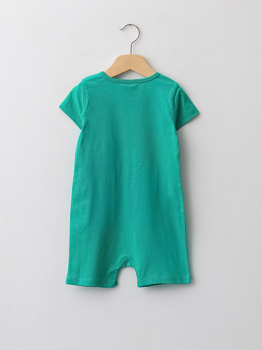 جمبسوت ديزني مطبوع بأكمام قصيرة ورقبة دائرية للأولاد الرضع-1