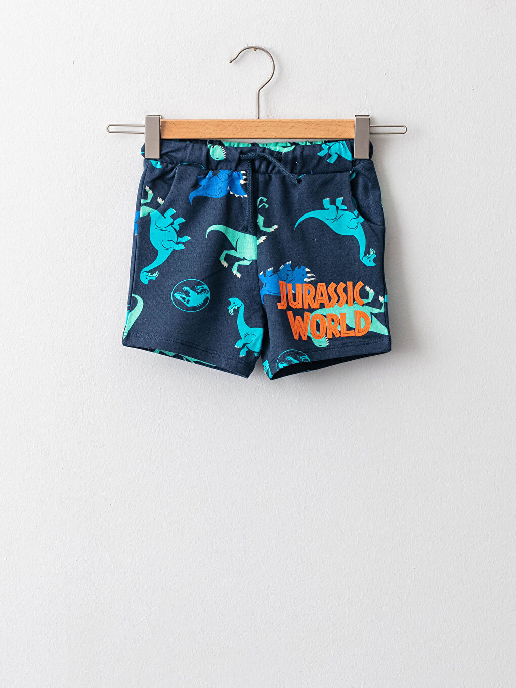 Jurassic World Printed Baby Boy Shorts With Elastic Waist