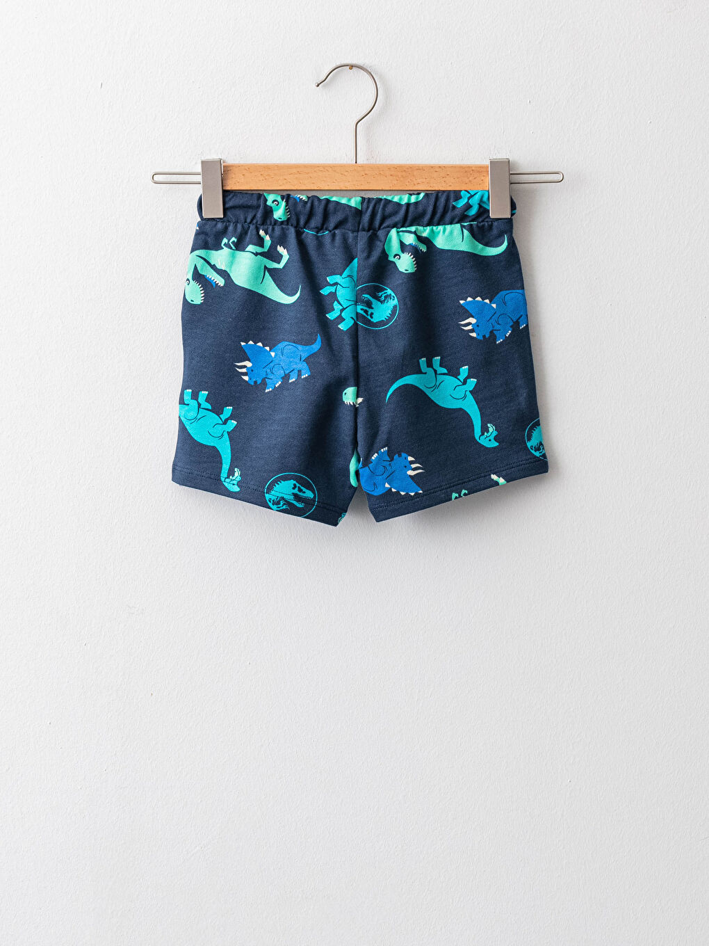 Jurassic World Printed Baby Boy Shorts With Elastic Waist-1