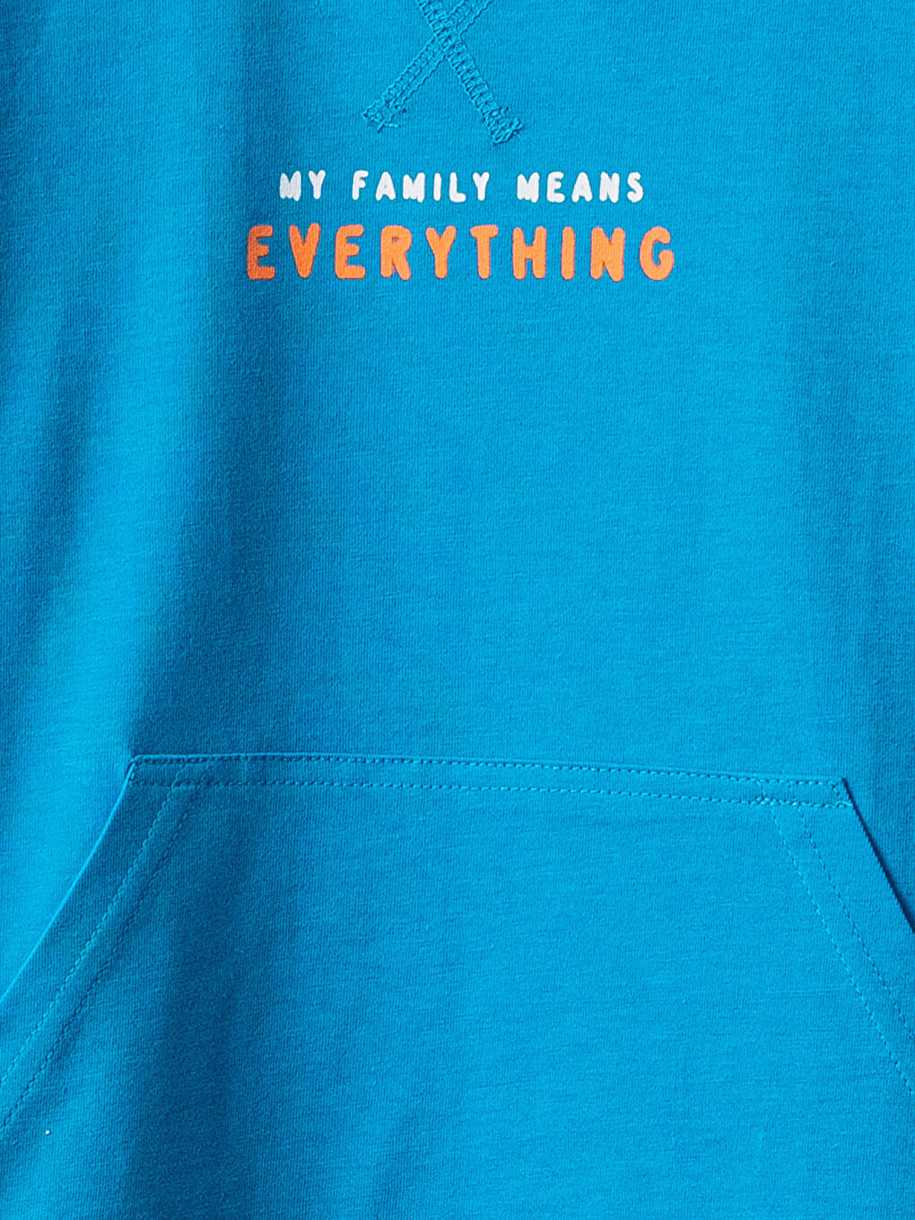 Mavi Bisiklet Yaka Baskılı Kısa Kollu Erkek Çocuk Tişört-2