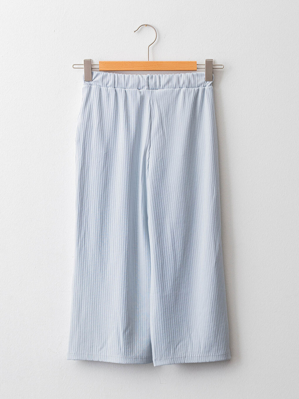 بنطلون رياضي بناتي واسع برِجل مستقيمة و خصر مرن-1