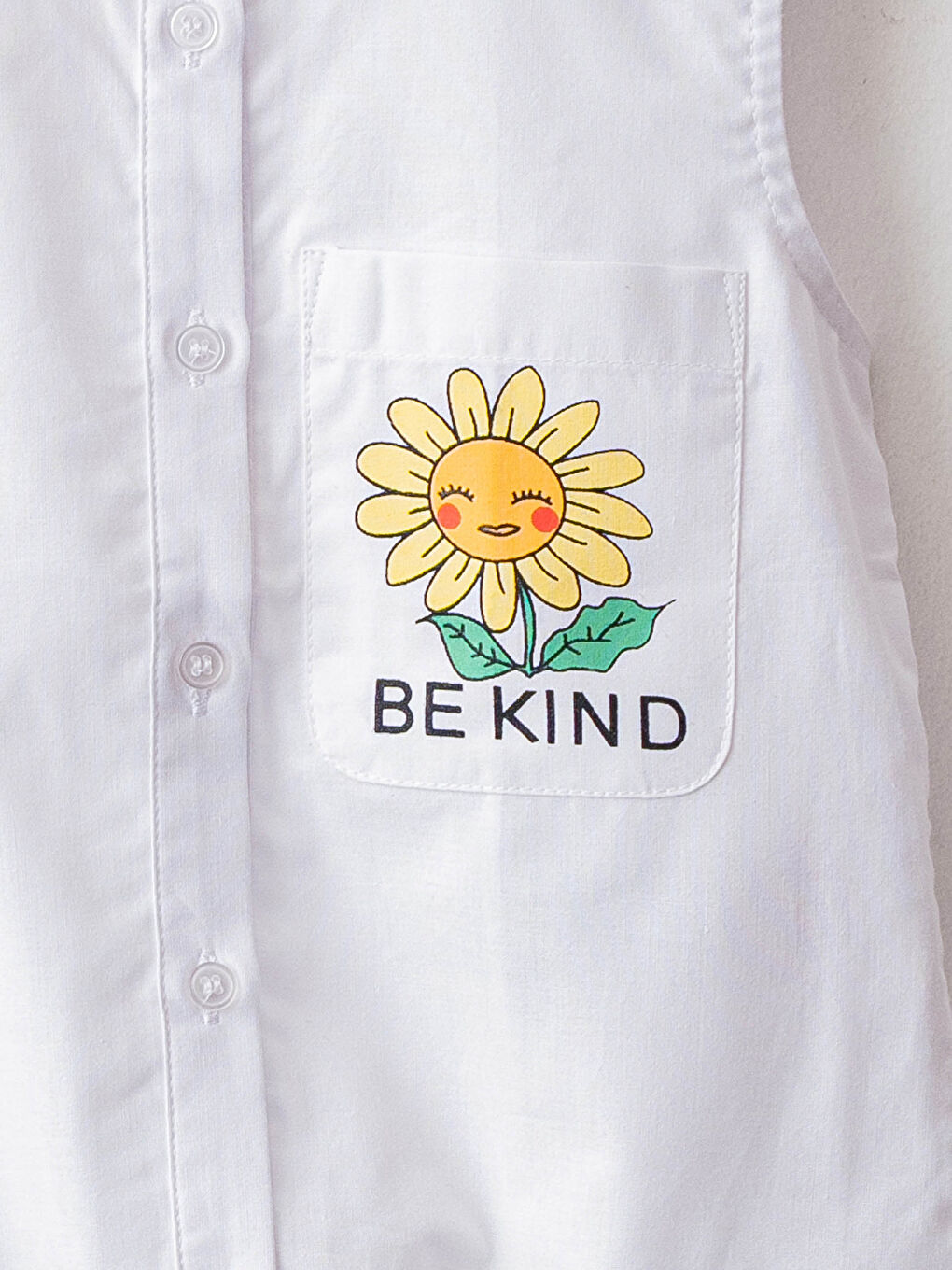 Printed Poplin Girl Shirt-2