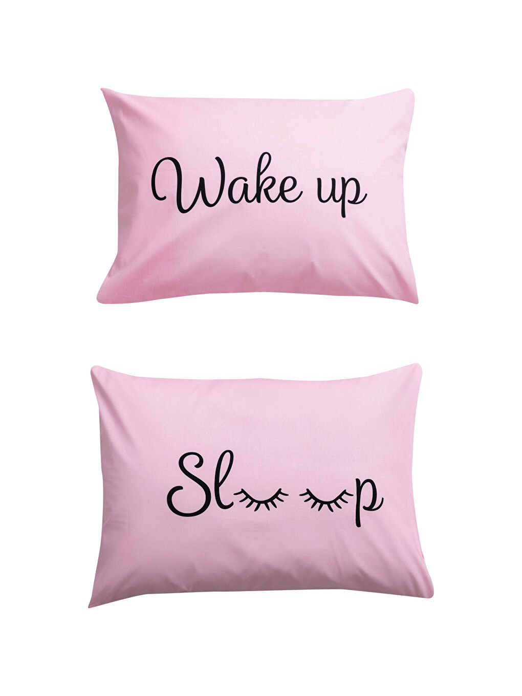 Taie d'oreiller tissée imprimée avec slogan 2 pièces 50x70 cm-2