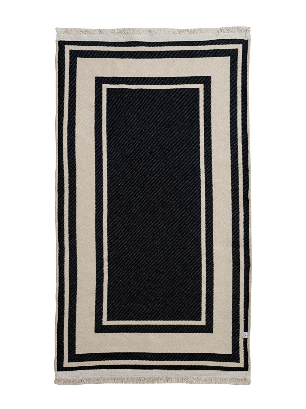 سجادة جاكار بتفاصيل شراشيب 80x150 سم-3