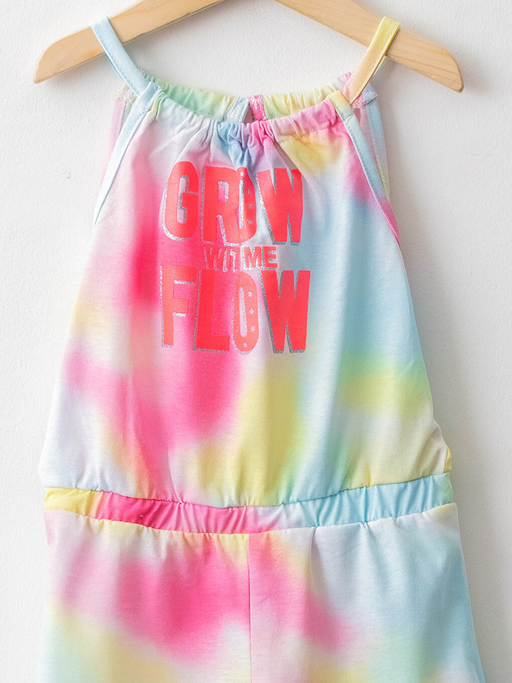 سلوبيت بناتي مطبوع بنقشة باتيك بحمّالات-2