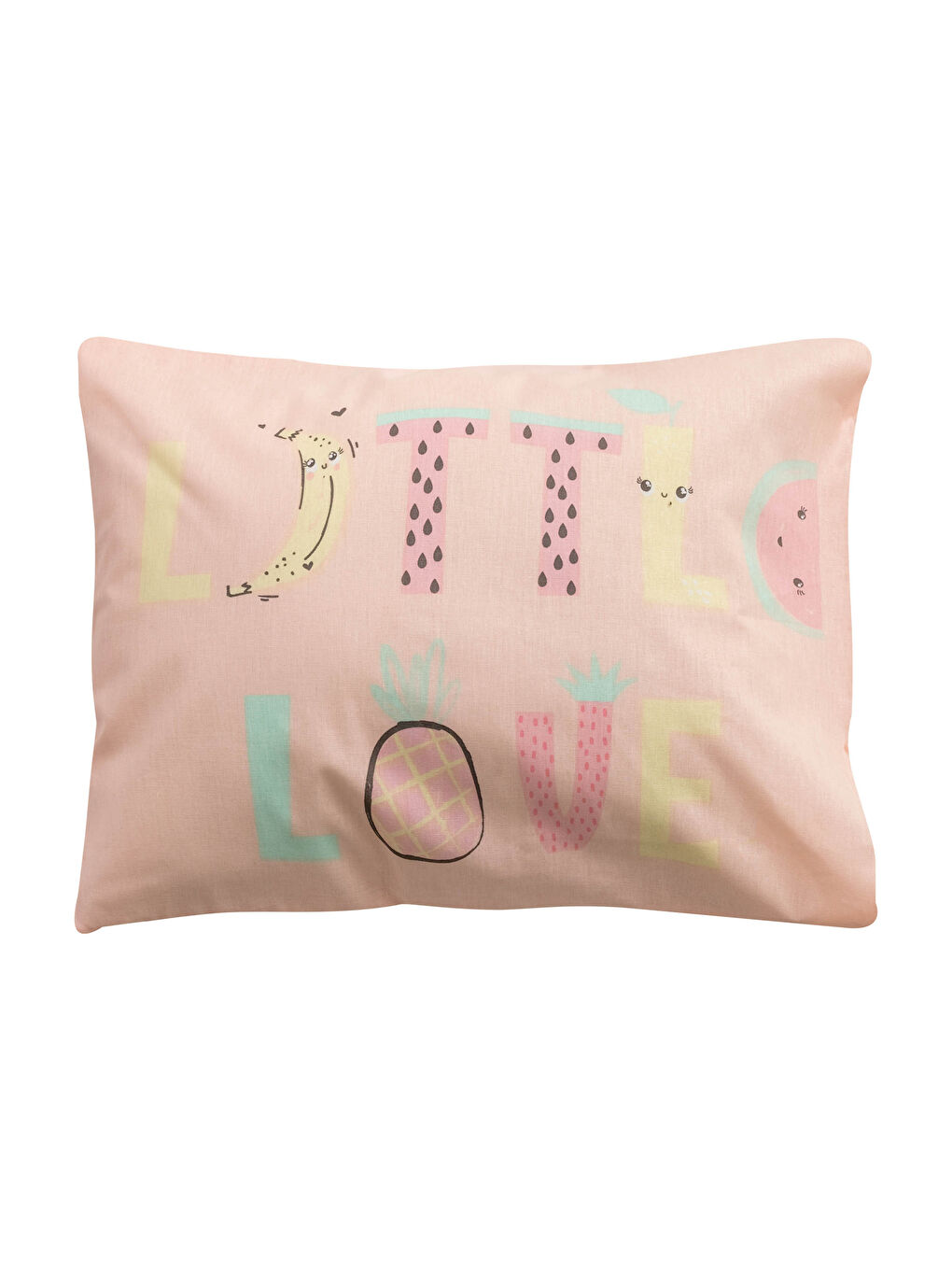 Taie d'oreiller tissée imprimée pour bébé fille 35x45 cm-2