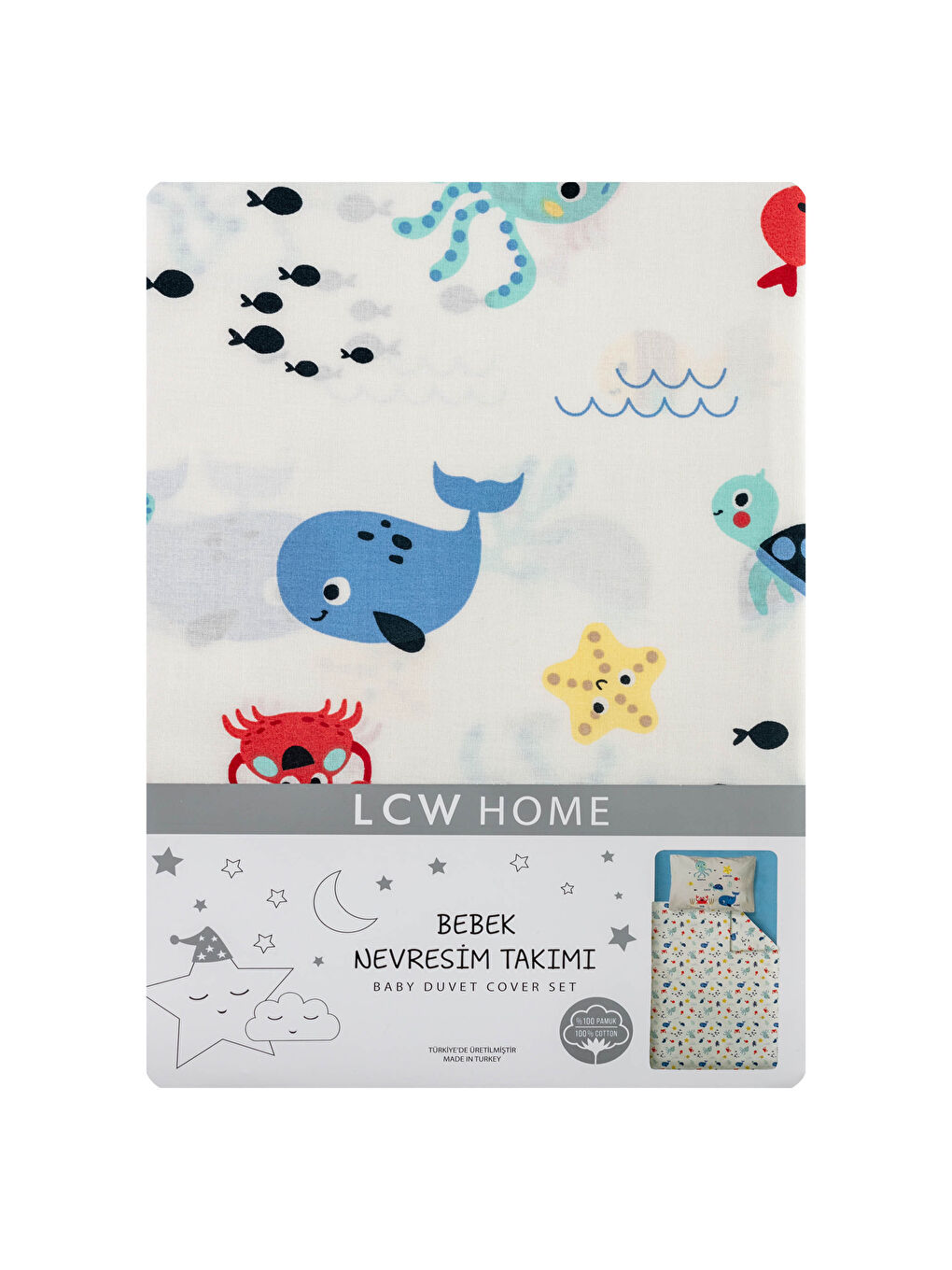 Printed Woven Baby Boy Duvet Cover Set-5