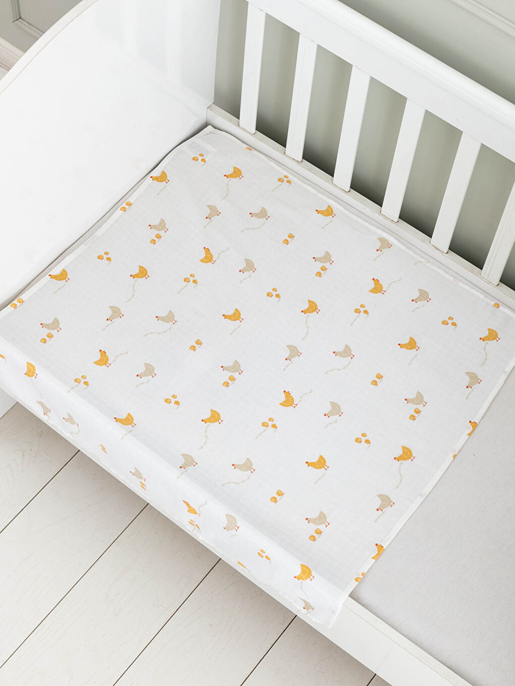 Karışık Baskılı Kız Bebek Müslin Battaniye 85x85 cm-1