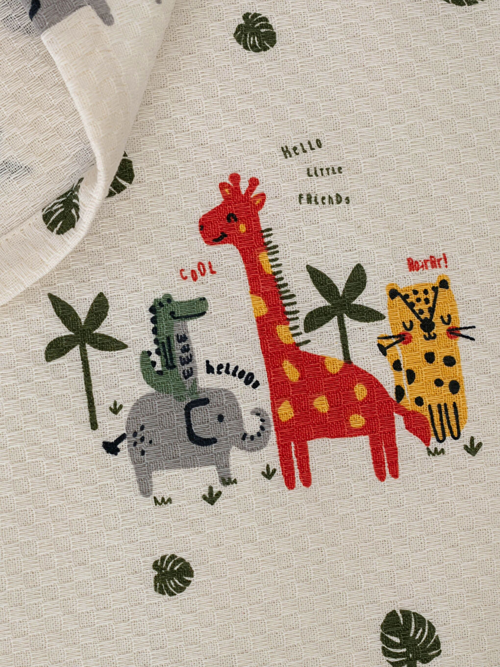 LCW HOME Printed Cotton Baby Boy Pique 100x150 Cm -S1HU35Z1
