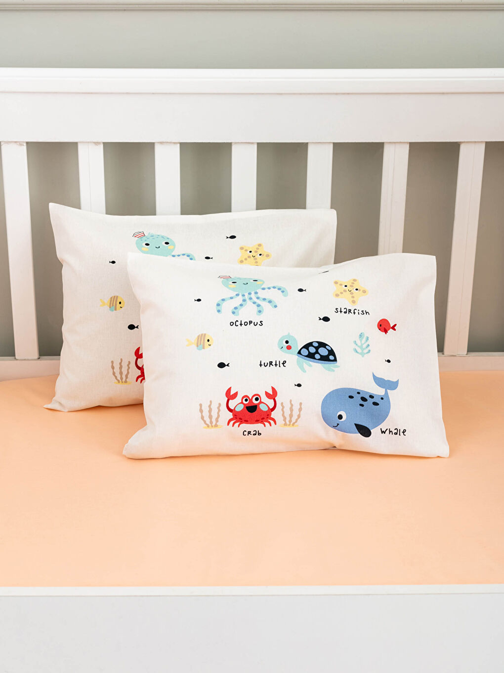 Printed Woven Baby Boy Pillow Cover 35x45 Cm