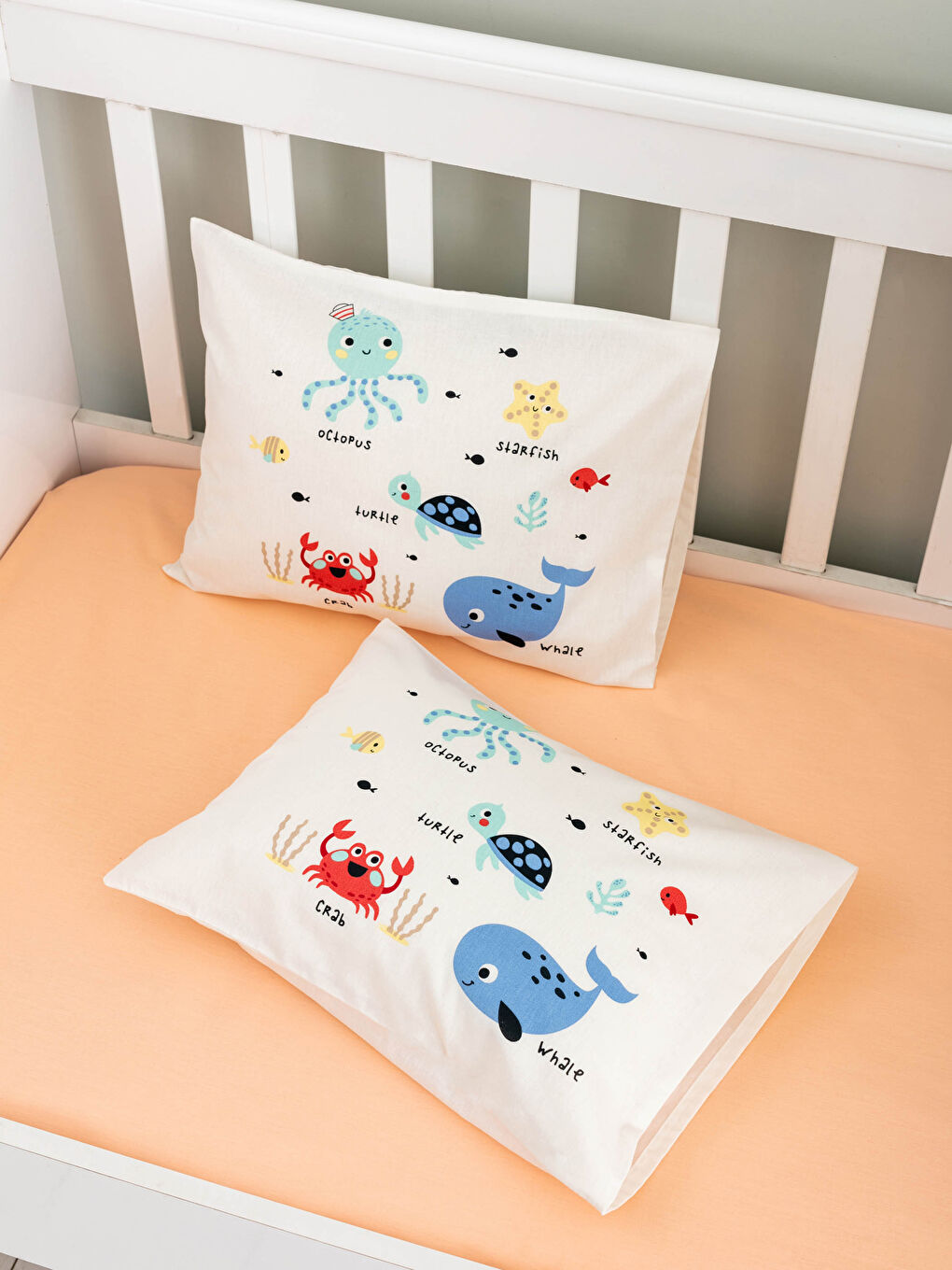 Printed Woven Baby Boy Pillow Cover 35x45 Cm-1