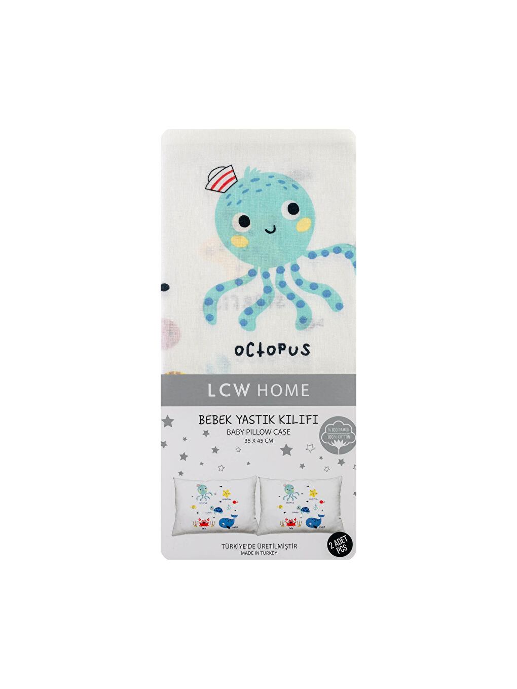 Printed Woven Baby Boy Pillow Cover 35x45 Cm-3