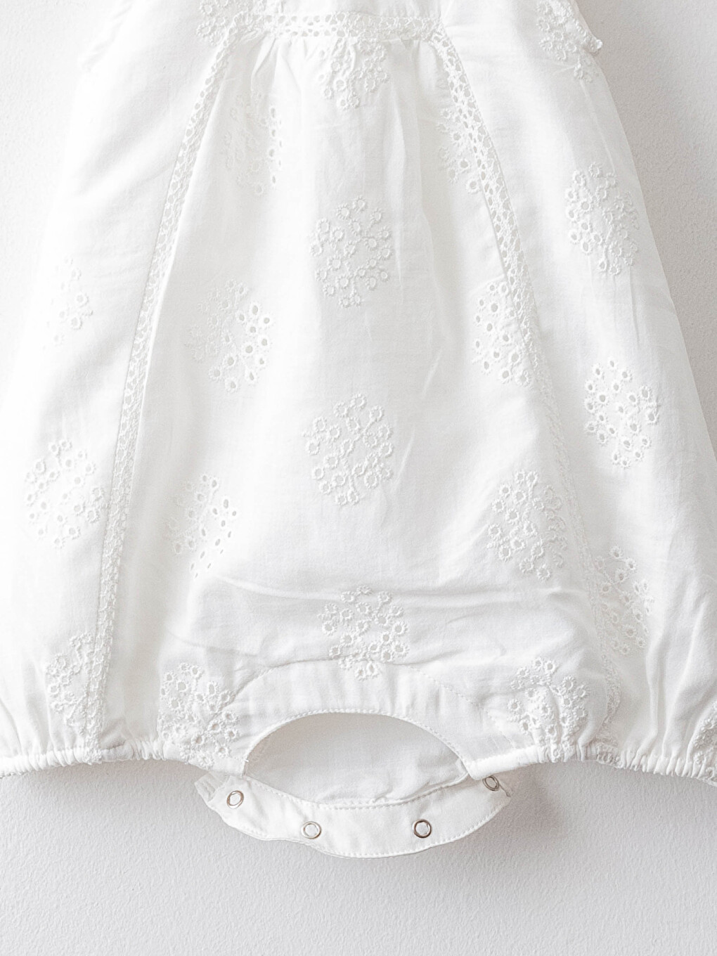 Crew Neck Short Sleeve Patterned Baby Girl Exclusive Jumpsuit-2