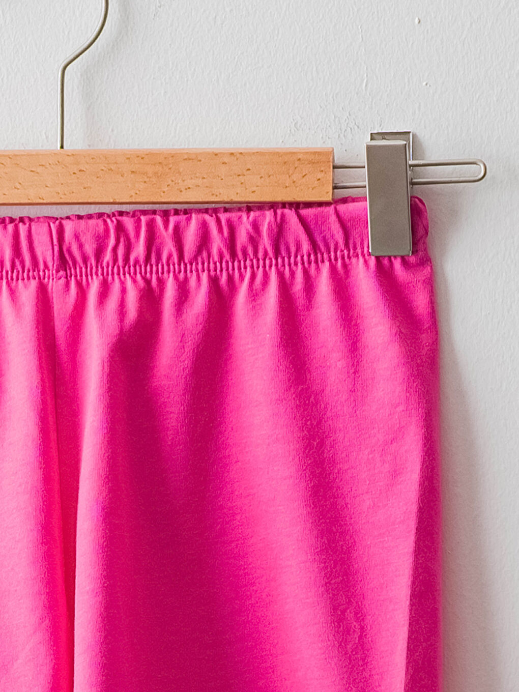 LCW Kids Elastic Waist Basic Girl Cotton Shorts 2 Pieces -S1ID14Z4-GQW